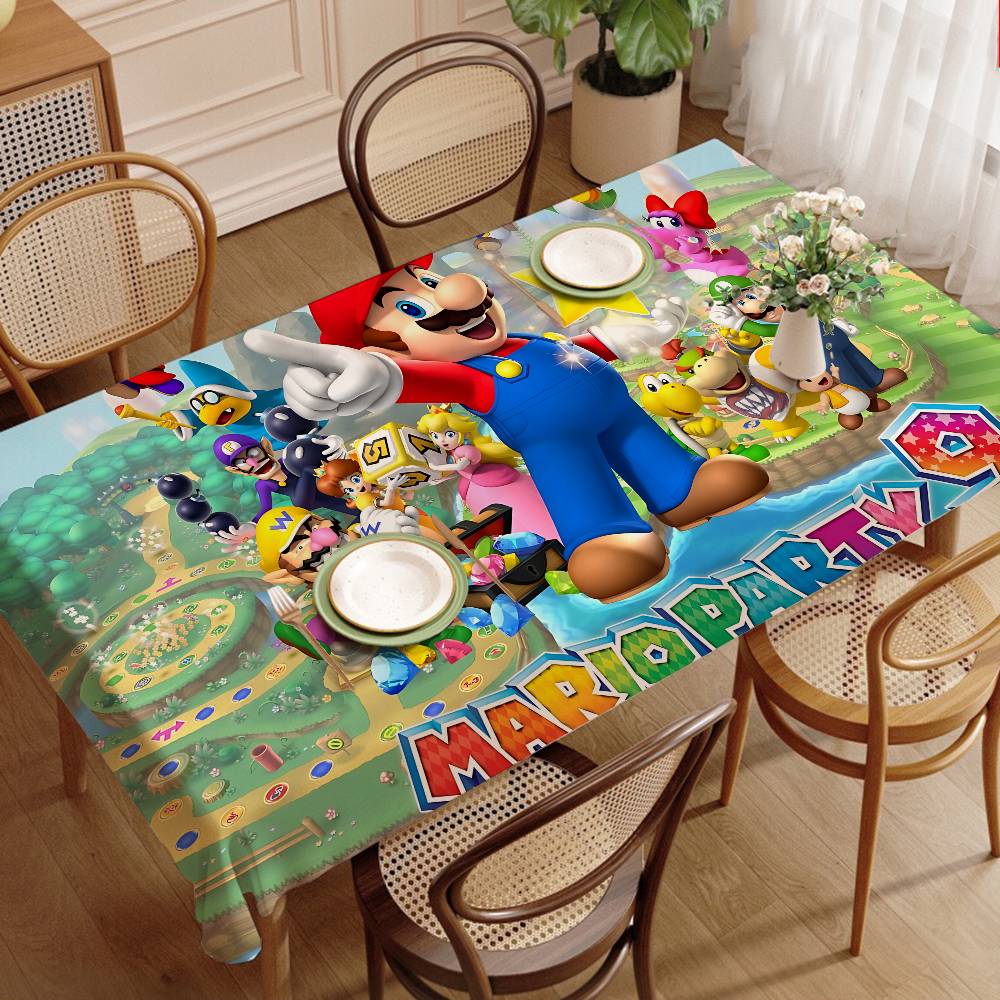 Party Games Mario - Скатерти для дома с мультяшными персонажами