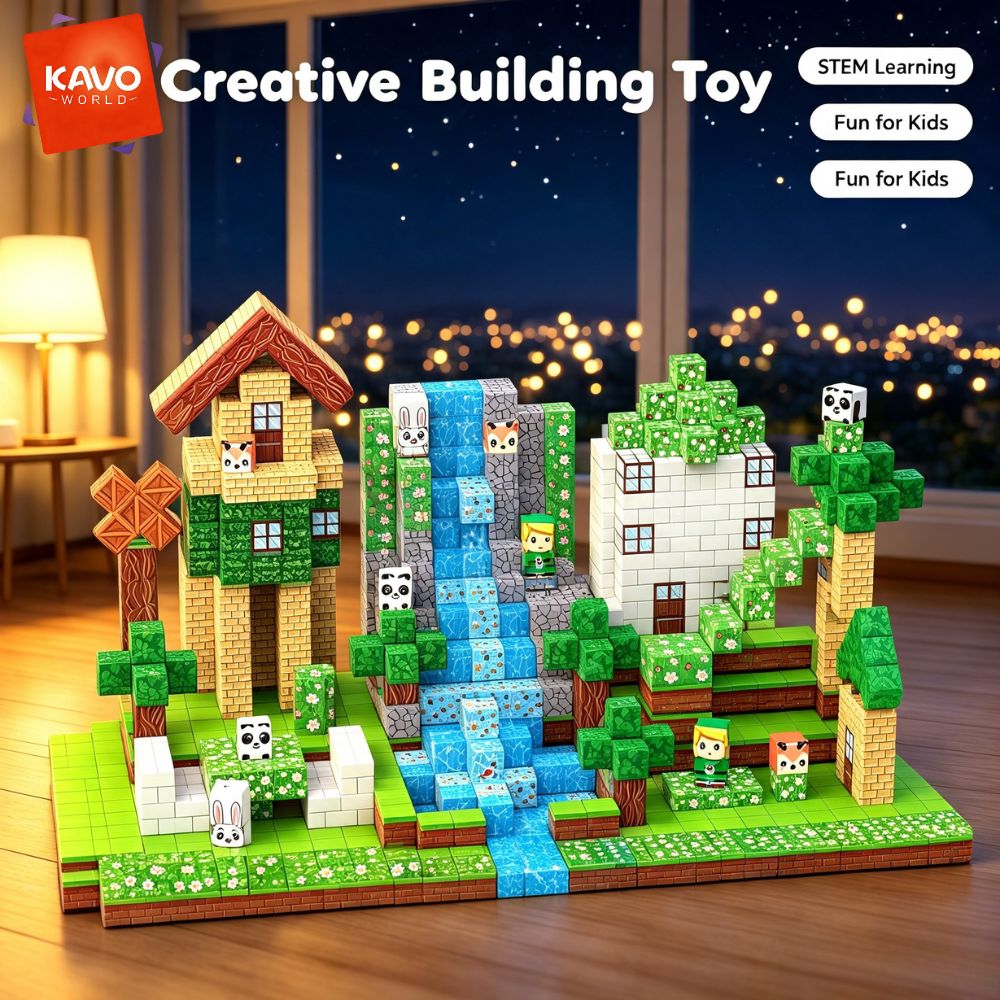 Party Games For 5 Year Olds Indoors - KAVOWORLD 150 шт. Магнитные строительные блоки