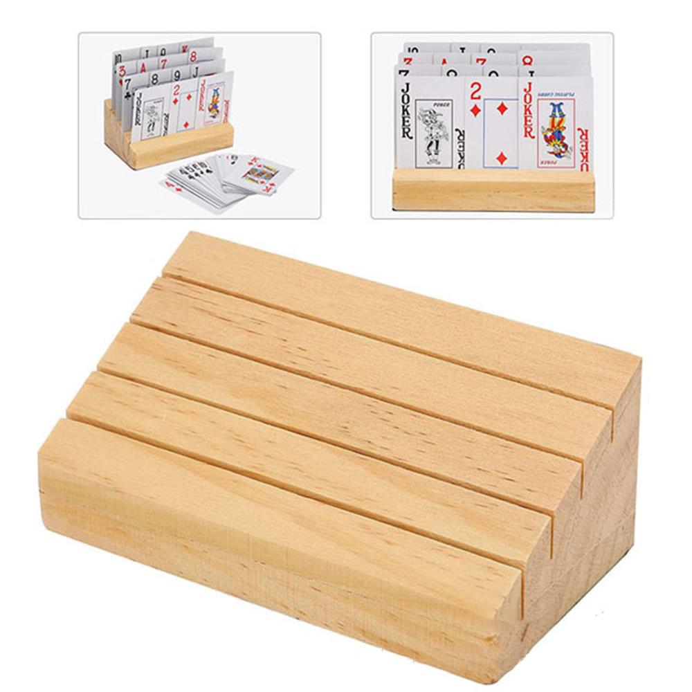 Book Party Games - Деревянный держатель игральных карт Hands-Free, сиденье