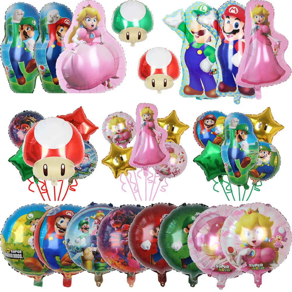 Набор воздушных шаров с персон – обзор и цена Party Games Mario