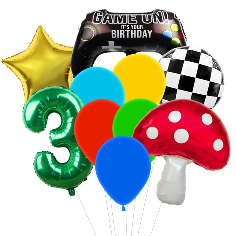 Воздушные шары в форме грибов  – обзор и цена Party Games Mario