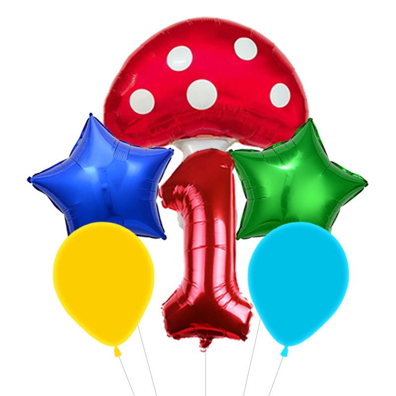 Набор воздушных шаров в стиле  – обзор и цена Party Games Mario