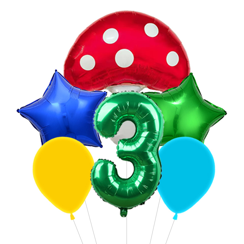 Набор воздушных шаров в стиле  – обзор и цена Party Games Mario