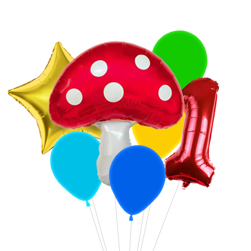 Набор воздушных шаров для тема – обзор и цена Party Games Mario