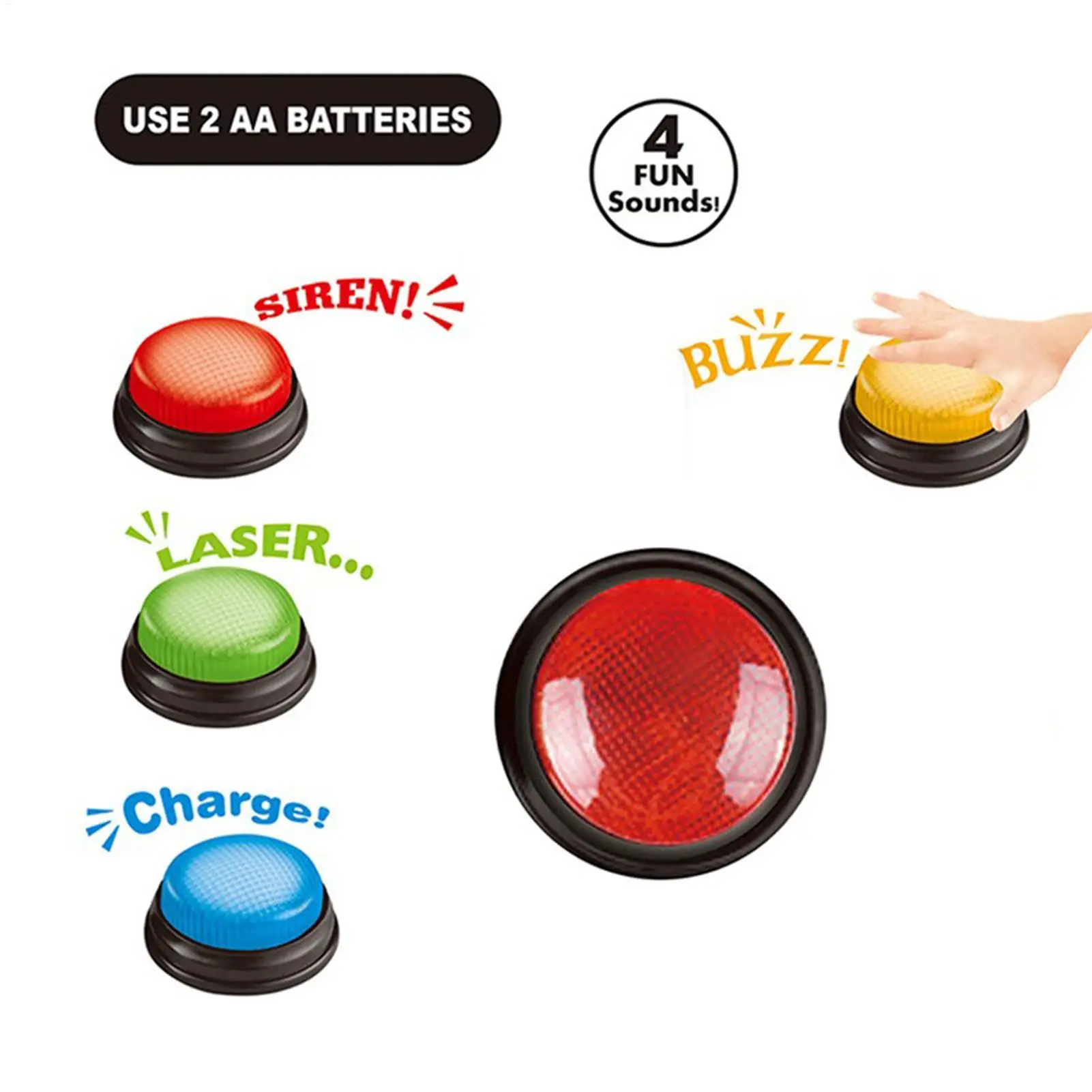 Игровой звонок-кнопка с подсве – обзор и цена Party Games Easter