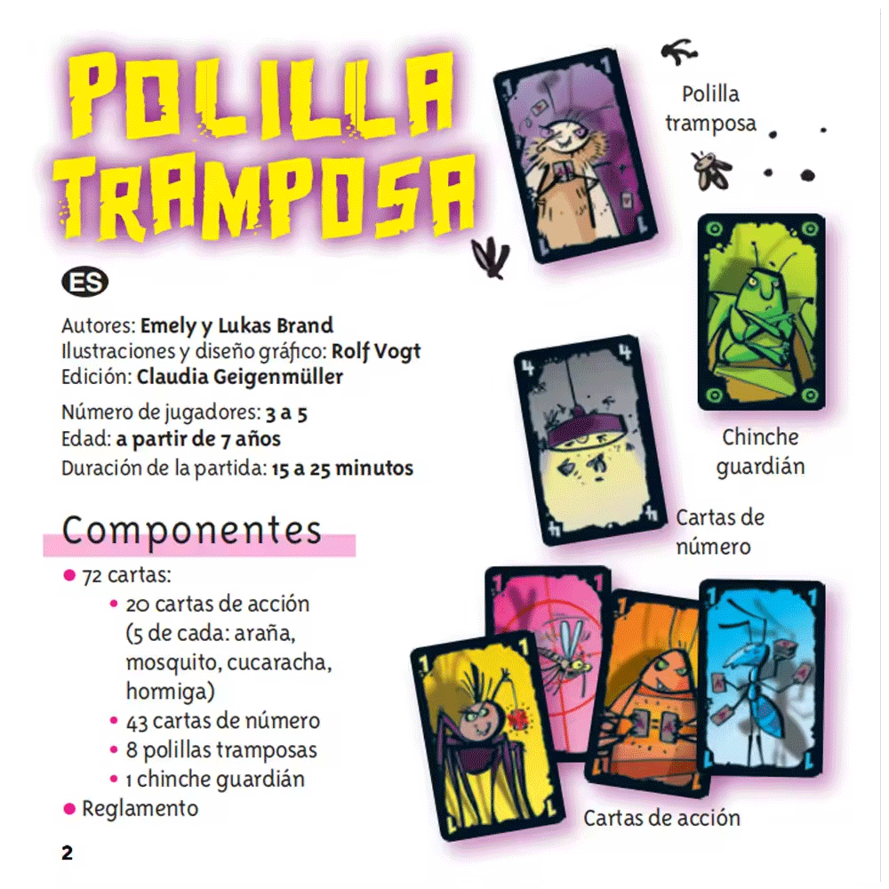 Настольные игры Polilla Trampo – обзор и цена Party Games Juegos De Mesa